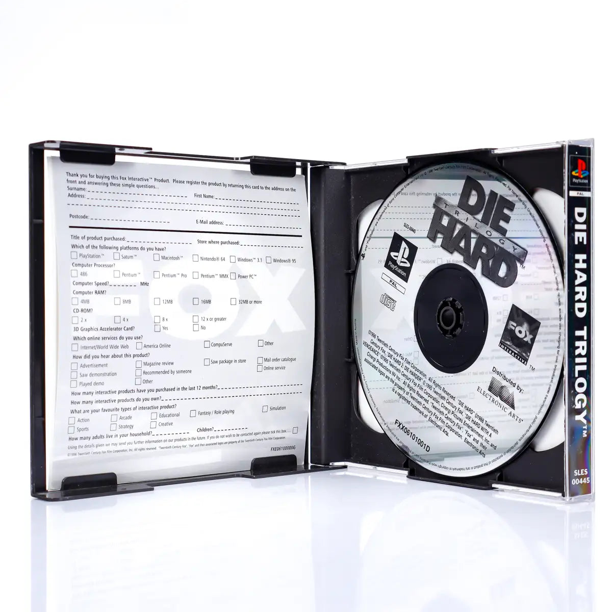 Die Hard Trilogy - PS1 spill - Retrospillkongen
