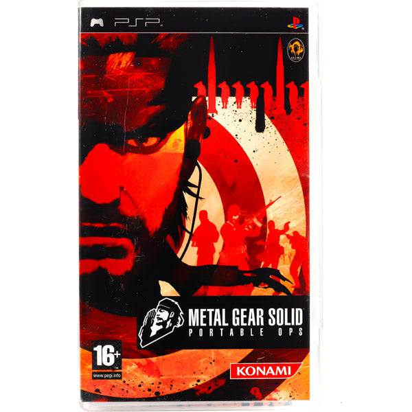 Renovert Metal Gear Solid: Portable Ops - PSP spill - Retrospillkongen