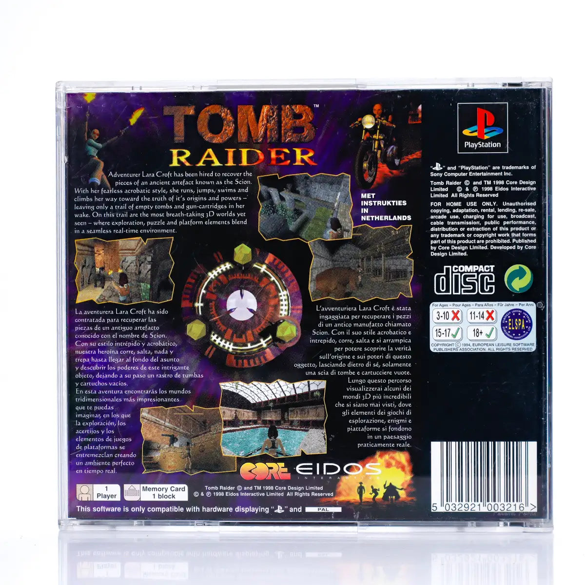 Tomb Raider - PS1 spill - Retrospillkongen