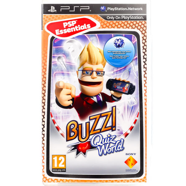 Renovert Buzz! Quiz World - PSP spill - Retrospillkongen