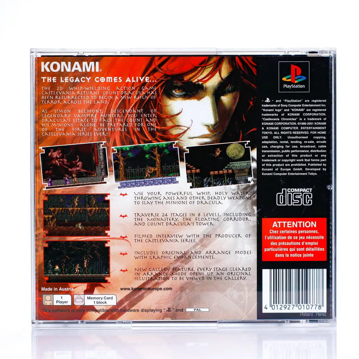 Castlevania Chronicles - PS1 spill - Retrospillkongen