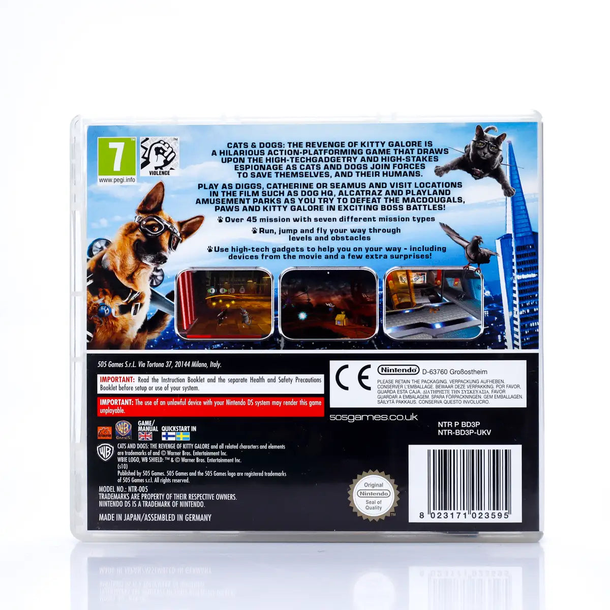Cats & Dogs: The Revenge of Kitty Galore - The Videogame - Nintendo DS spill - Retrospillkongen