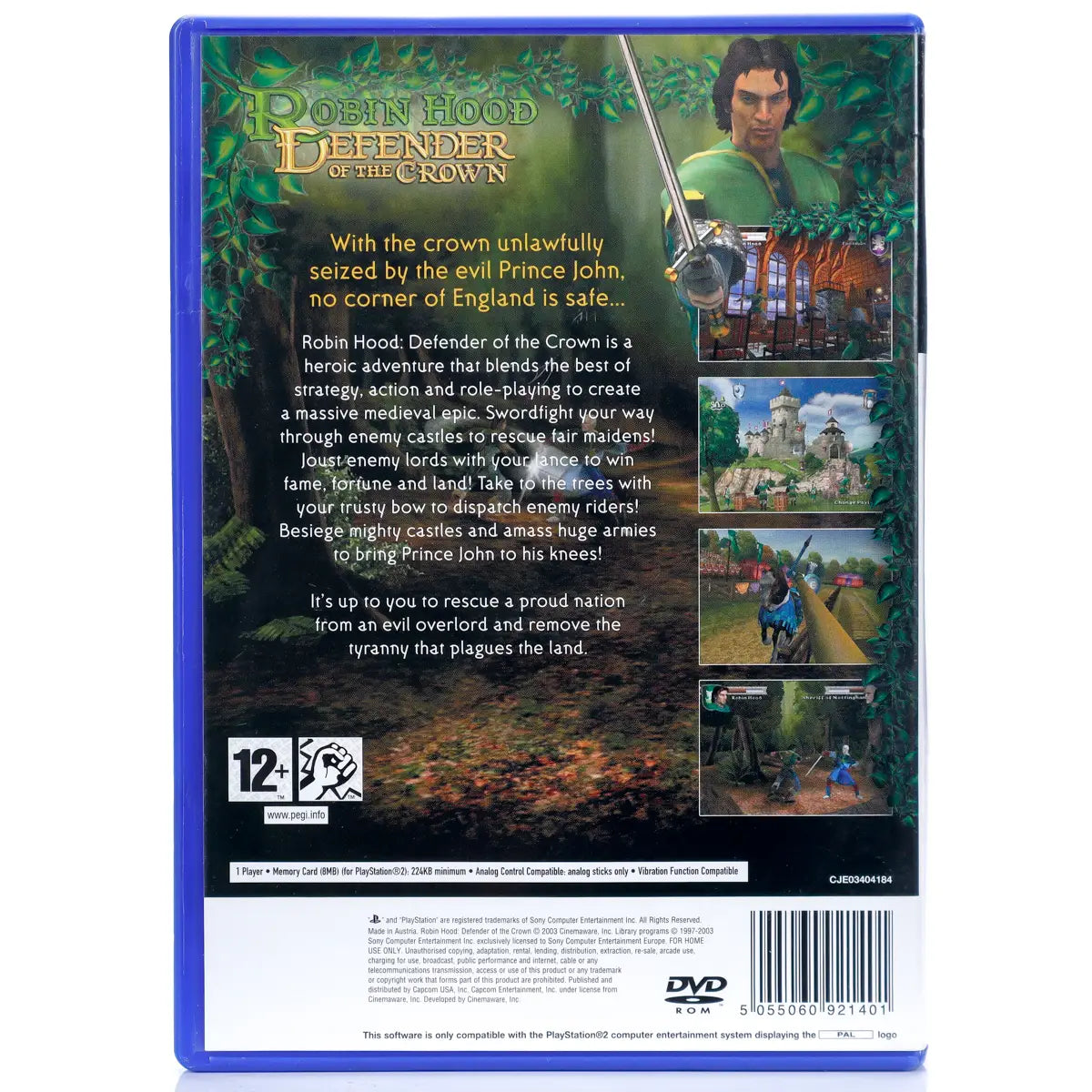 Robin Hood: Defender of the Crown - PS2 spill - Retrospillkongen