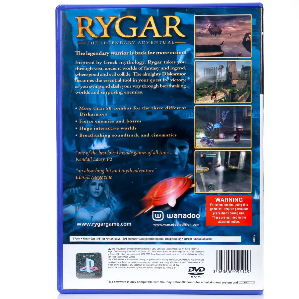 Rygar: The Legendary Adventure - PS2 Spill - Retrospillkongen