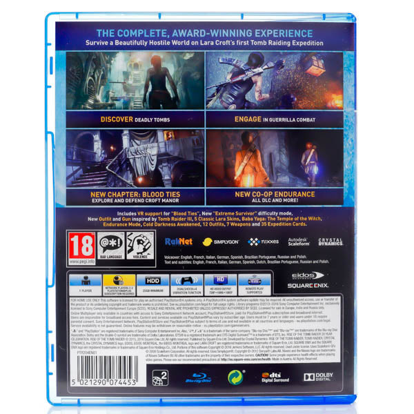 Rise of the Tomb Raider 20 Year Celebration Edition - PS4 spill - Retrospillkongen