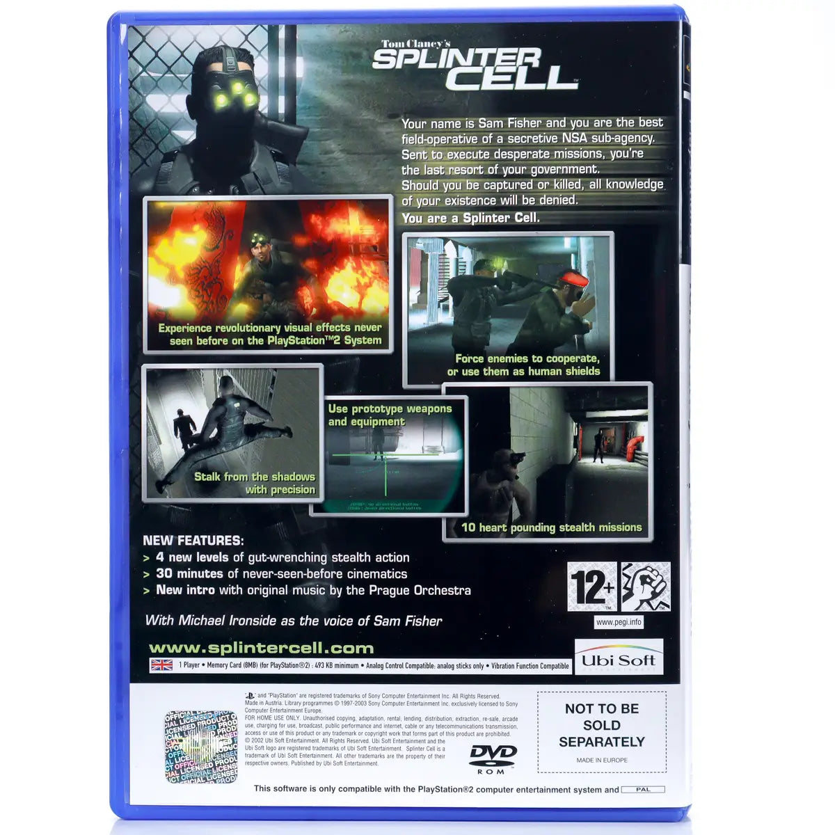 Tom Clancy's Splinter Cell Trilogy - PS2 Spill - Retrospillkongen