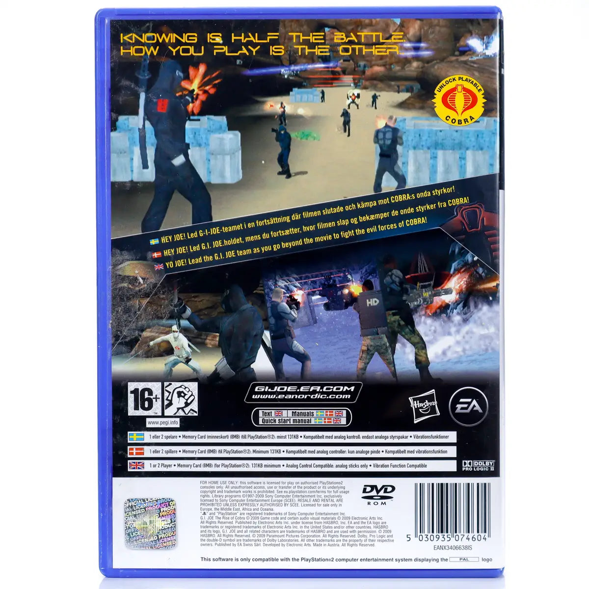 G.I. Joe: The rise of Cobra - PS2 spill - Retrospillkongen