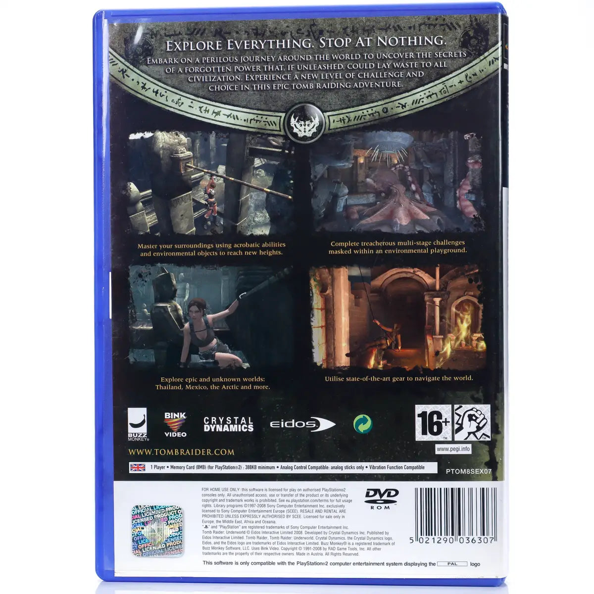 Tomb Raider: Underworld - PS2 spill - Retrospillkongen