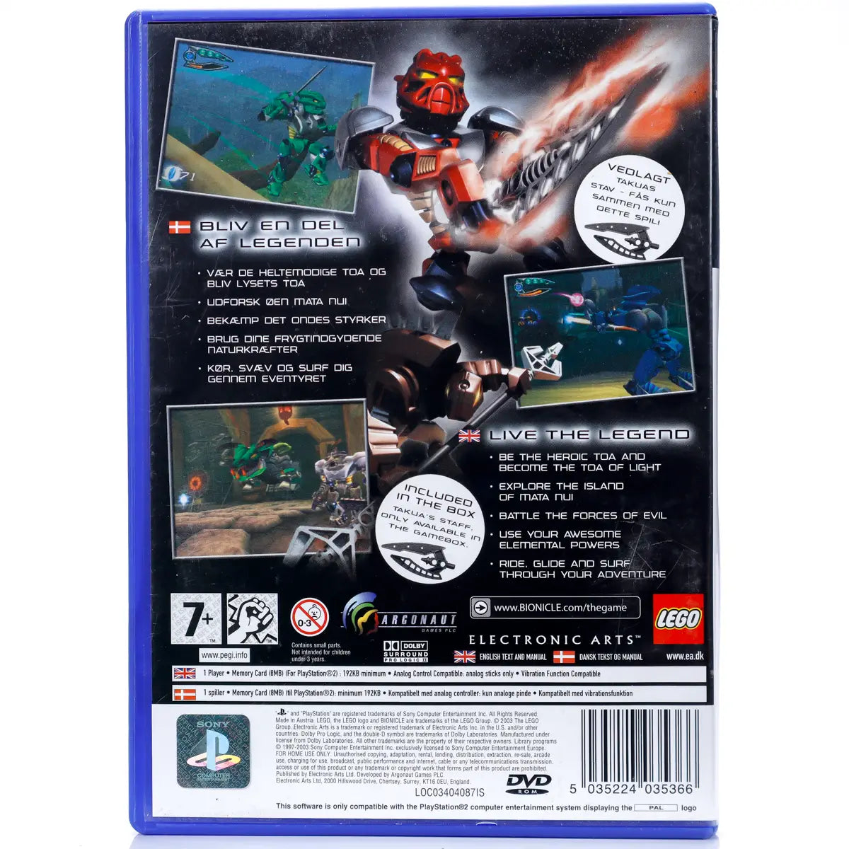 Bionicle - PS2 spill - Retrospillkongen