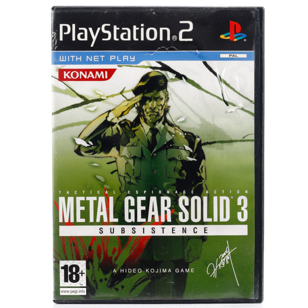 Metal Gear Solid 3: Subsistence - PS2 Spill - Retrospillkongen
