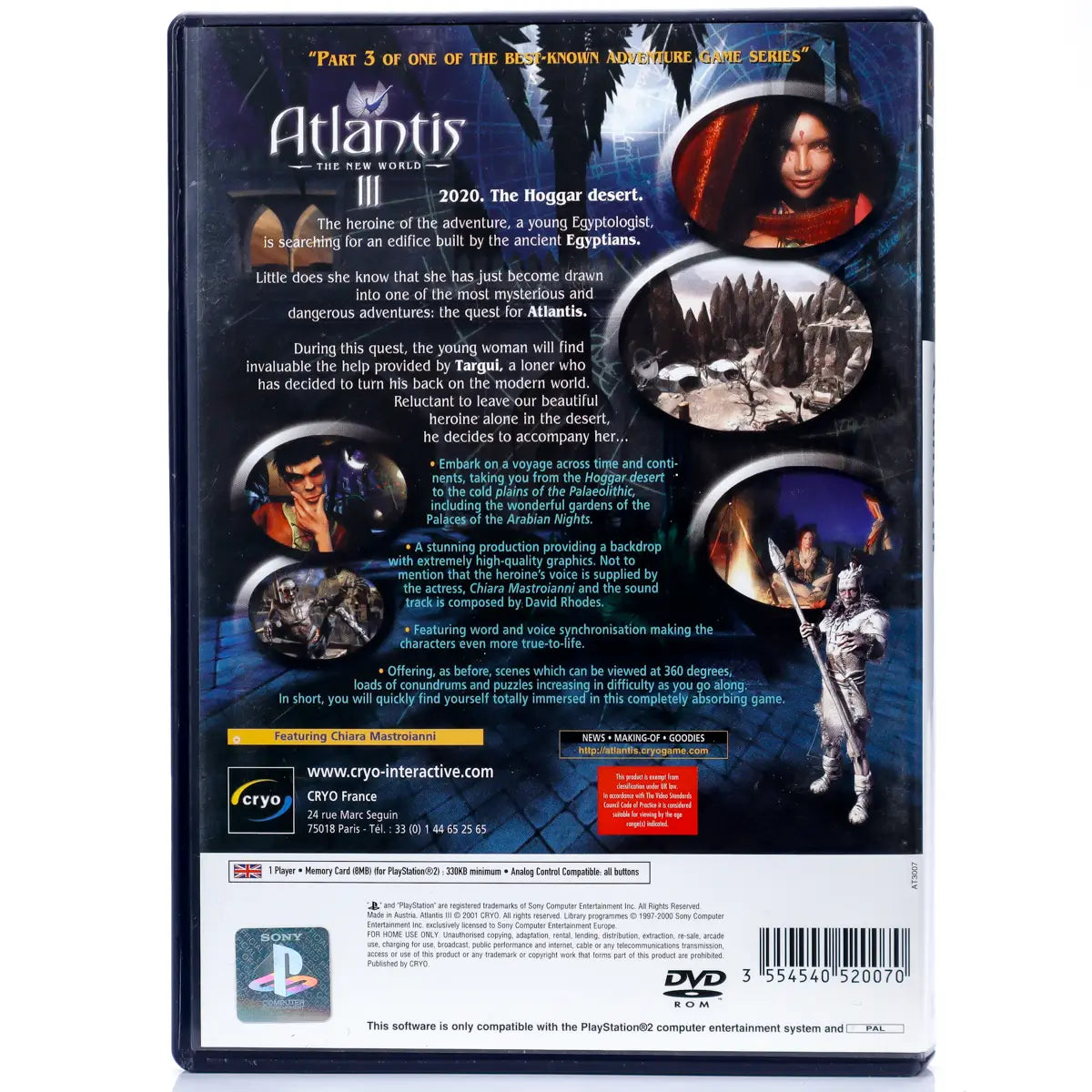 Atlantis 3: The New World - PS2 spill - Retrospillkongen