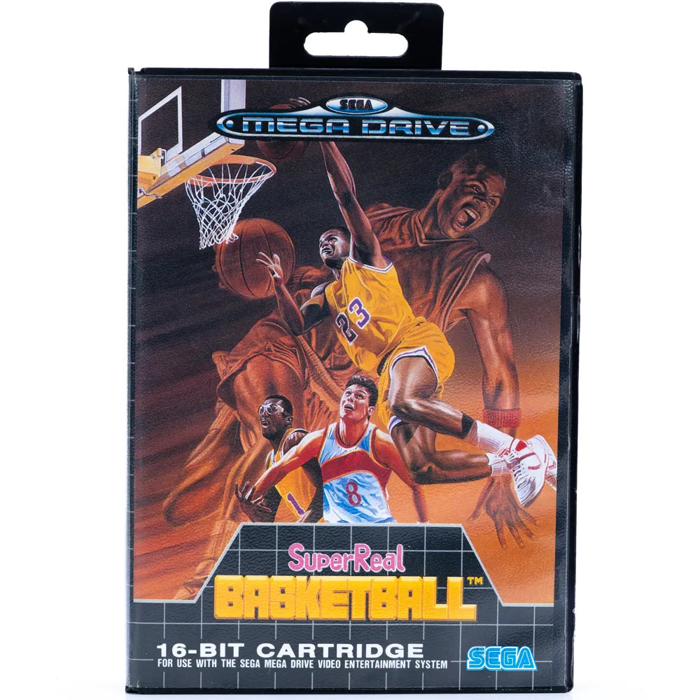 Super Real Basketball - SEGA Mega Drive spill - Retrospillkongen