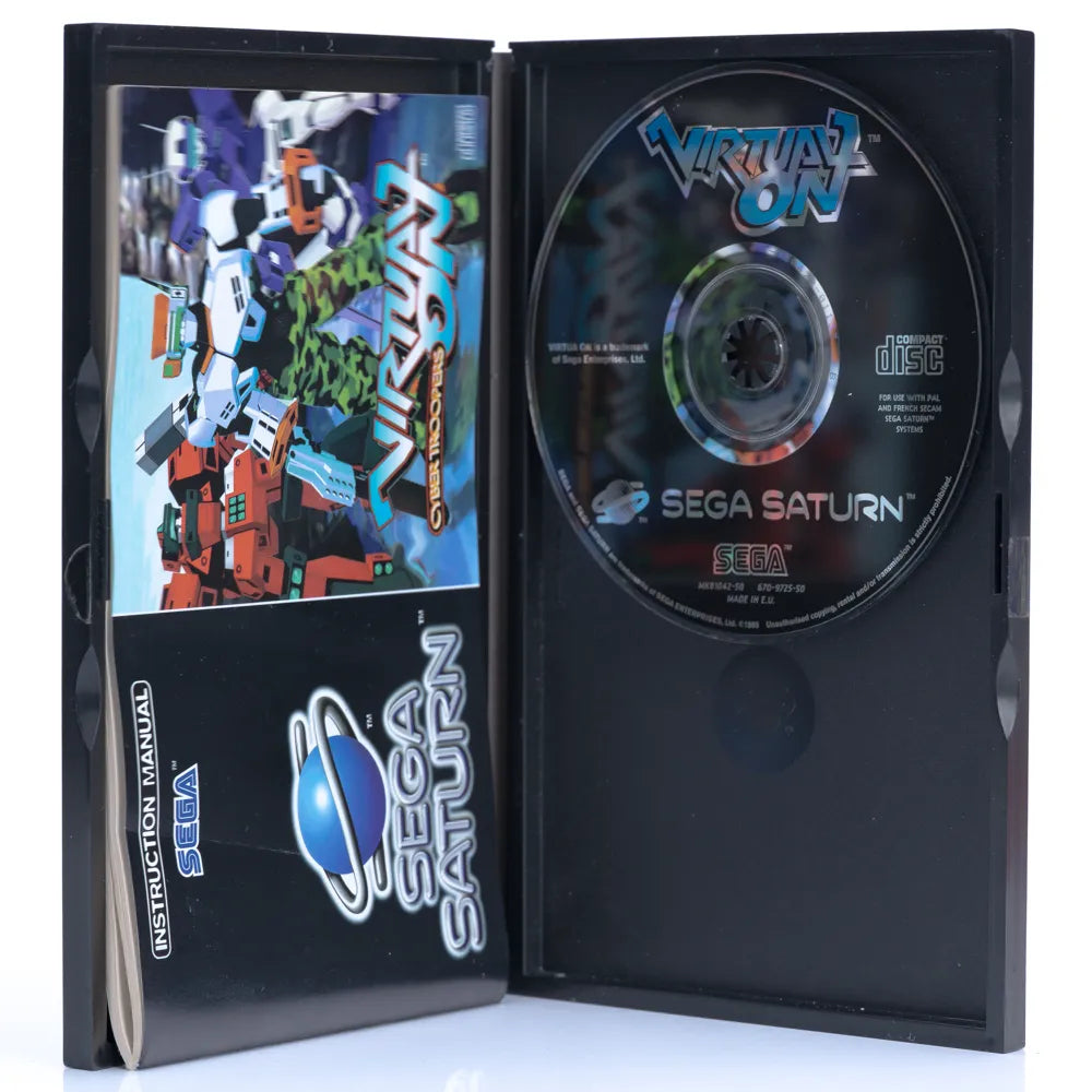 Cyber Troopers Virtual On - SEGA Saturn spill - Retrospillkongen
