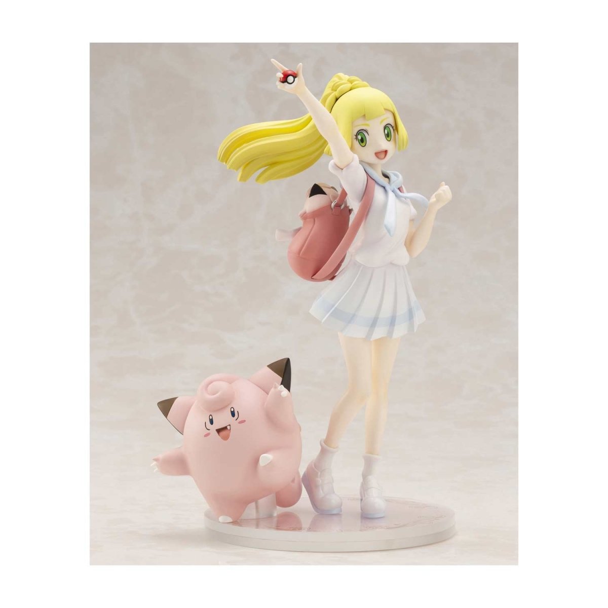 Lillie & Clefairy Pokémon Center Exclusive 1/8 Figur i Eske (Forseglet)