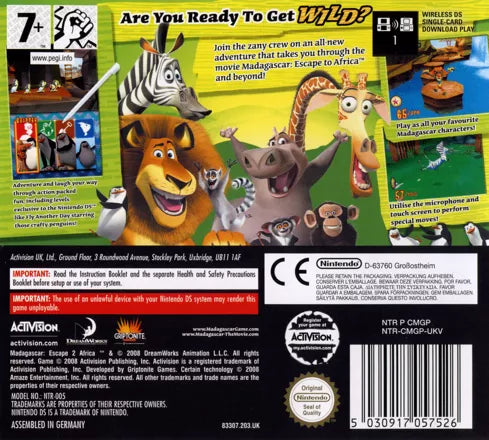 Madagascar: Escape 2 Africa - Nintendo DS spill