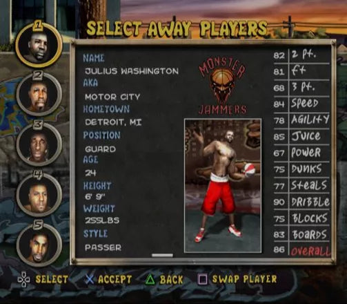 Street Hoops - PS2 spill - Retrospillkongen