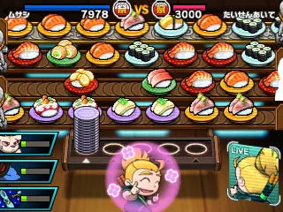 Sushi Striker The Way of Sushido - Nintendo 3DS spill - Retrospillkongen