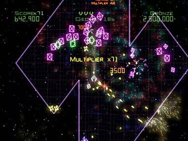 Geometry Wars Galaxies - Wii spill - Retrospillkongen