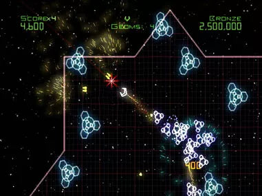 Geometry Wars Galaxies - Wii spill - Retrospillkongen
