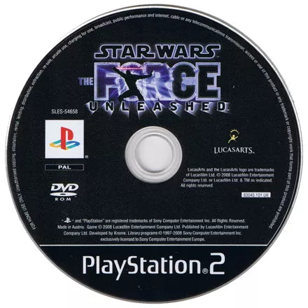 Star Wars: The Force Unleashed - PS2 spill - Retrospillkongen