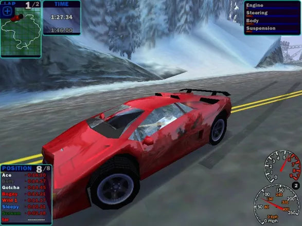 Need for Speed: Road Challenge - PS1 spill - Retrospillkongen