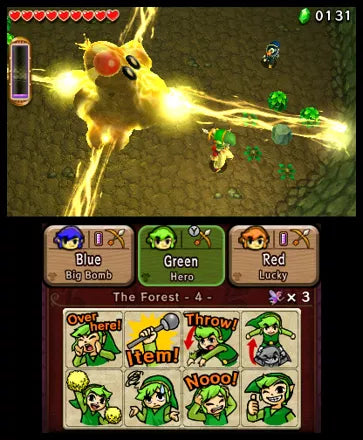 The Legend of Zelda: Tri Force Heroes - Nintendo 3DS spill - Retrospillkongen