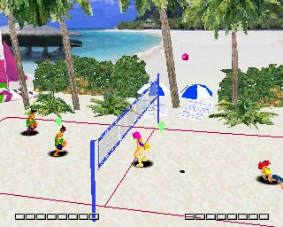 V-Ball: Beach Volley Heroes - PS1 Spill - Retrospillkongen