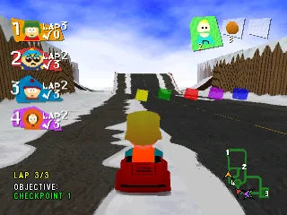 South Park Rally - PS1 spill - Retrospillkongen
