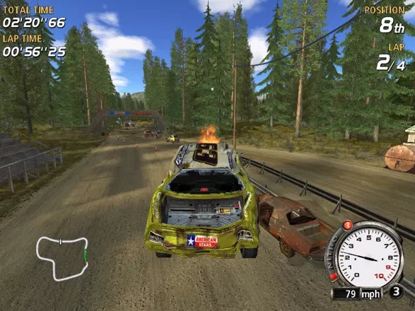 FlatOut - PS2 spill - Retrospillkongen