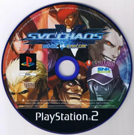 SNK vs. Capcom SVC Chaos - PS2 Spill - Retrospillkongen