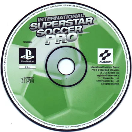 International Superstar Soccer Pro - PS1 Spill - Retrospillkongen