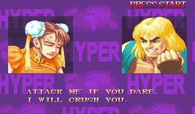 Hyper Street Fighter II: The Anniversary Edition - PS2 spill - Retrospillkongen