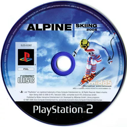 Alpine Skiing 2005 - PS2 spill - Retrospillkongen