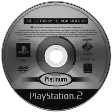 The Getaway: Black Monday - PS2 Spill - Retrospillkongen