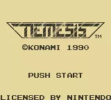 Nemesis - GameBoy Spill - Retrospillkongen
