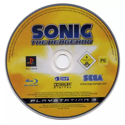 Sonic The Hedgehog - PS3 spill - Retrospillkongen