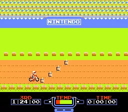 Excitebike - NES spill - Retrospillkongen