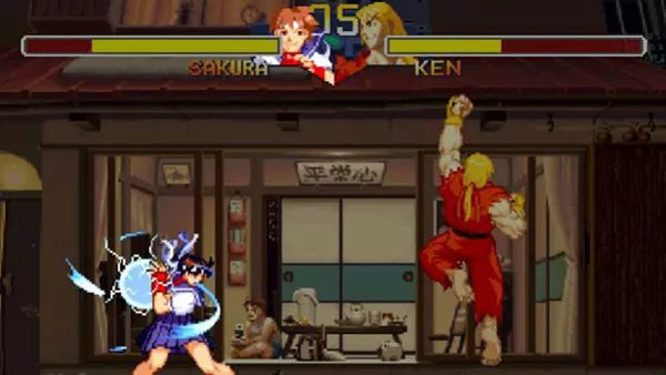Street Fighter: Alpha - Antholog - PS2 spill - Retrospillkongen