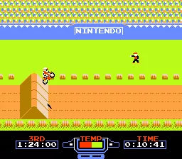 Excitebike - NES spill - Retrospillkongen