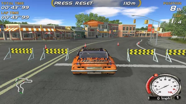 FlatOut - PS2 spill - Retrospillkongen