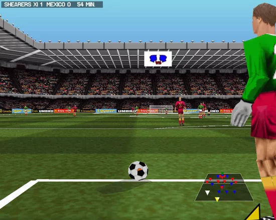 Actua Soccer 2 - PS1 Spill - Retrospillkongen