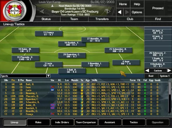 Total Club Manager 2004 - PS2 spill - Retrospillkongen
