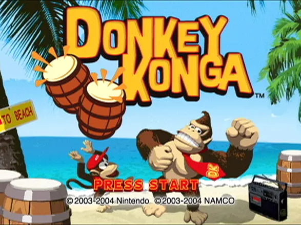 Donkey Konga - GameCube spill - Retrospillkongen
