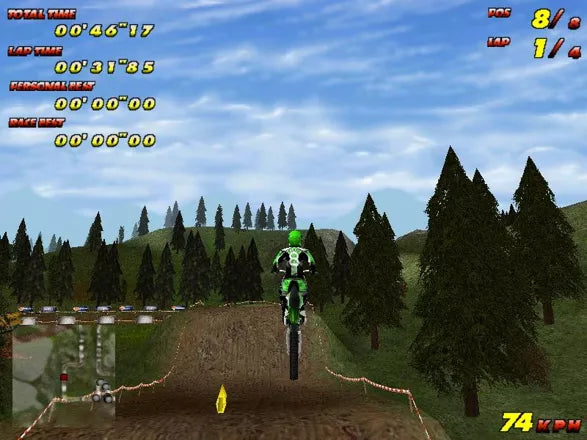 Motocross Mania - PS1 spill - Retrospillkongen