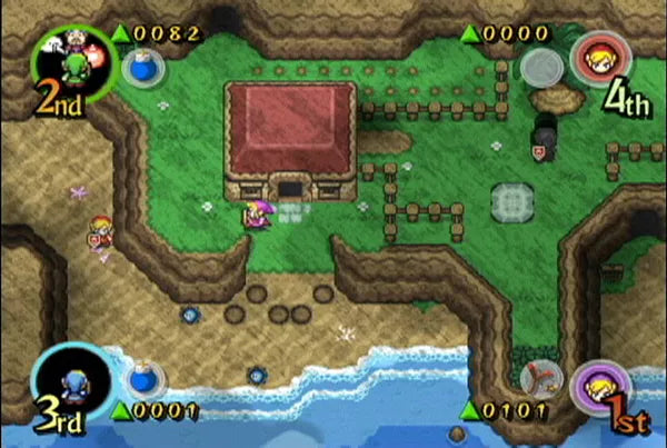 The Legend of Zelda: Four Swords Adventure - GameCube spill - Retrospillkongen