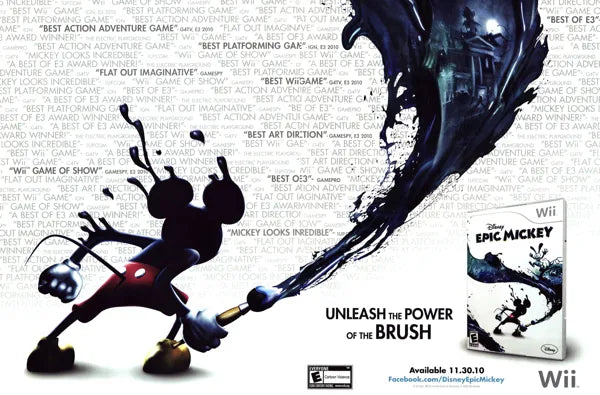 Disney Epic Mickey - Wii spill - Retrospillkongen
