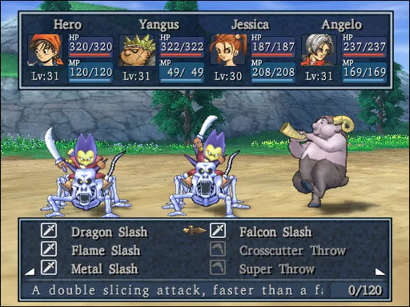 Dragon Quest VIII: Journey of the Cursed King - PS2 Spill - Retrospillkongen