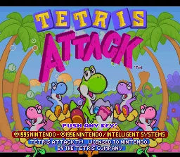 Tetris Attack - SNES spill - Retrospillkongen