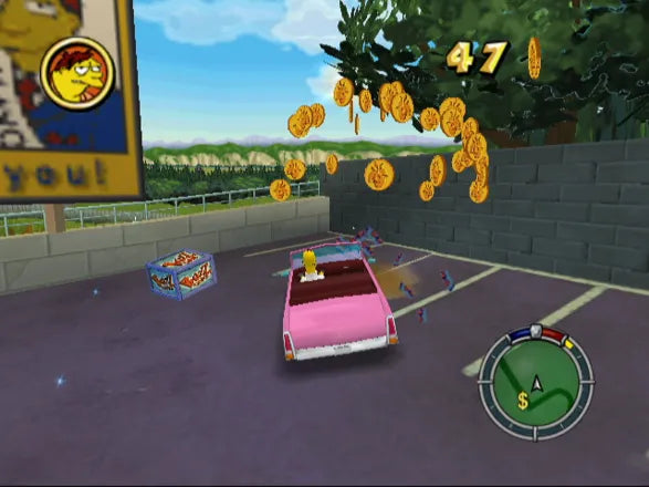 The Simpsons: Hit & Run - PS2 spill - Retrospillkongen