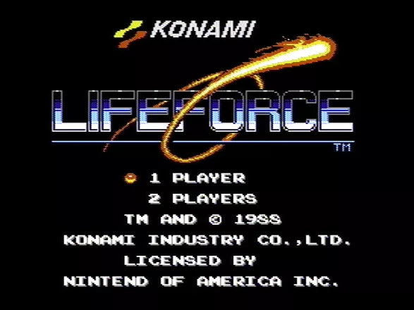 Life Force Salamander - NES spill - Retrospillkongen